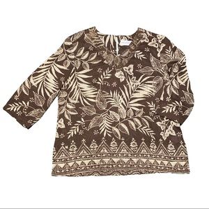 Alfred Dunner (100% Cotton) Blouse